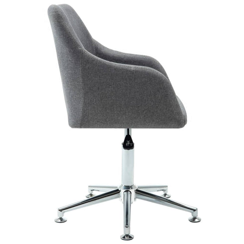 Swen Studio -  Swivel Dining Chairs 6 pcs Light Grey Fabric (UK/IE/FI/NO only) (6x331498)